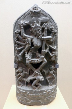 印度教旃蒙陀女神像