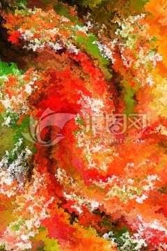 抽象油画
