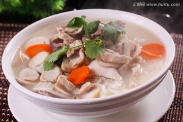 菌菇猪杂汤饭
