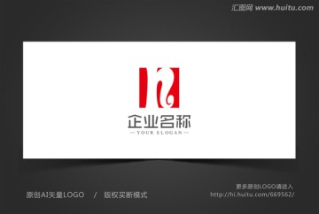 字母R 投资标志