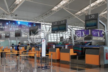 西安机场值机柜台