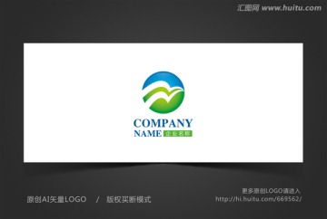 投资标志 环保logo 字母M