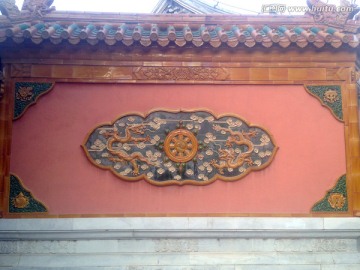 中式建筑 东方元素 琉璃 图案