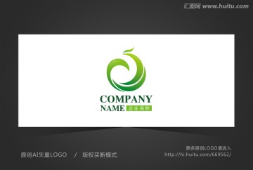 凤凰标志 环保logo