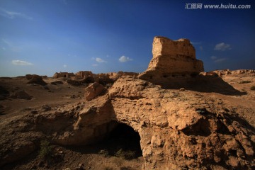 交河故城 土坯土墙 古城堡废墟