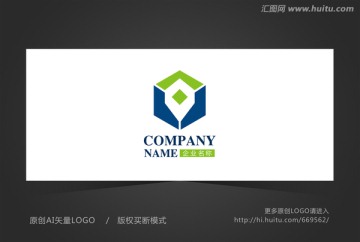 机械logo 投资标志