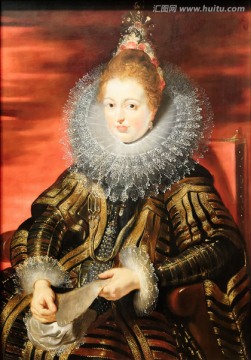 贵族宫廷女性油画