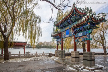 雪后北京北海公园