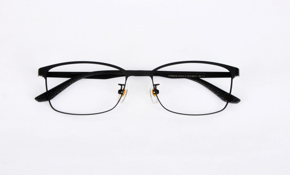 黑色眼镜 金属眼镜 镜架