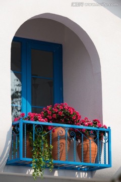 地中海风格别墅 窗户