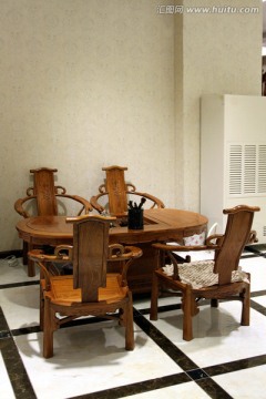 红木家具 茶桌椅 餐桌
