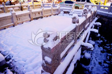 博济桥雪景