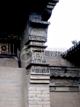 山西常家大院建筑细节