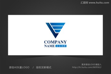 科技标志 机械logo