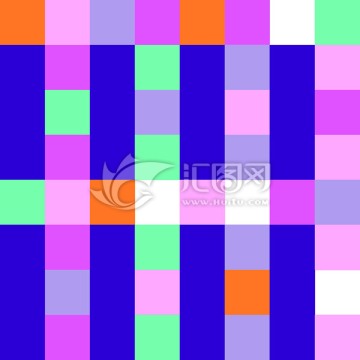 紫色格子印花图案未分层