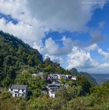 齐云山山居风光图