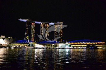 新加坡金沙酒店夜景