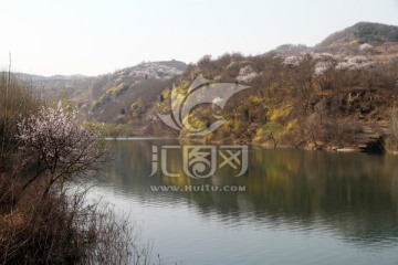 水库 春天