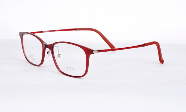 红色眼镜 镜架
