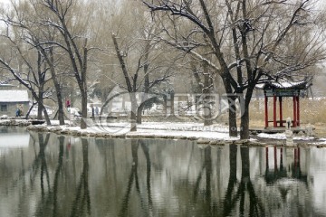 冬天的洋溪湖
