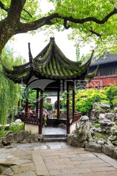 上海豫园流觞亭