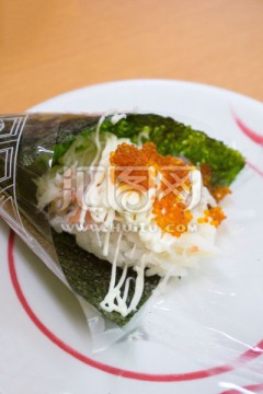 牡丹虾鱼子寿司 紫菜寿司