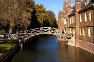 剑桥大学地标著名的康桥