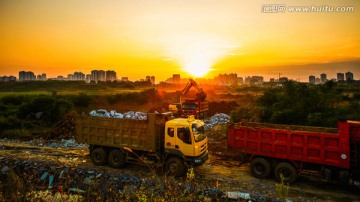 夕阳下的建设