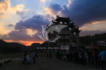 古建筑 建筑牌坊 胡文光刺史