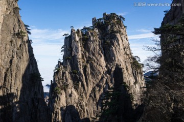 黄山 蓝天白云