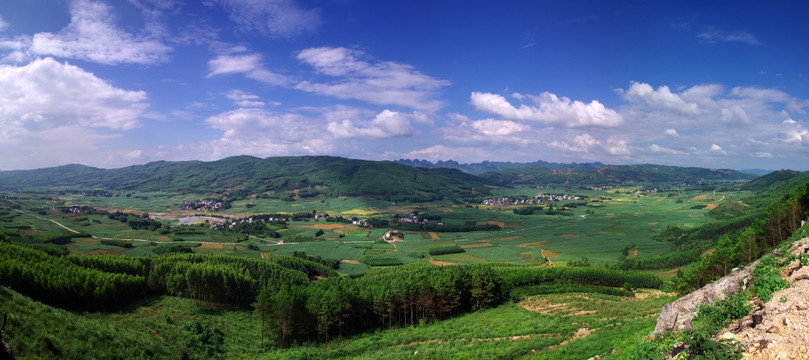 绿色乡村风景