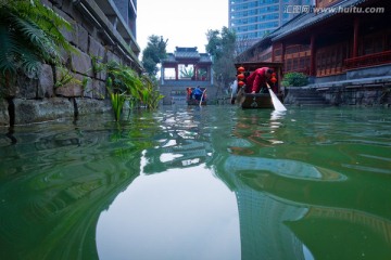 古镇水景