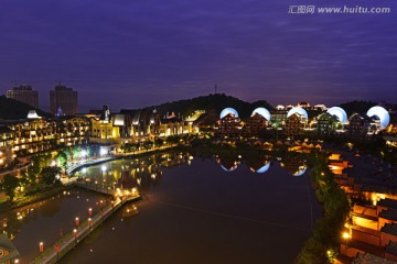 巴伐利亚庄园夜景