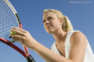 女网球运动员