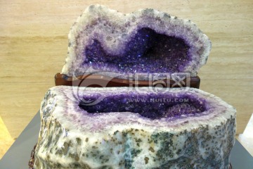 水晶 紫水晶 水晶石