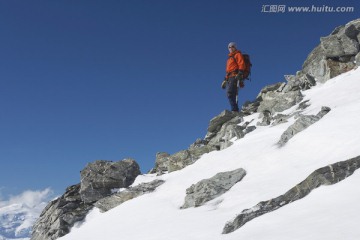 徒步登山者