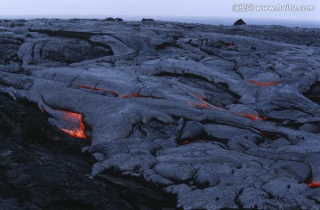 美国夏威夷大岛的火山