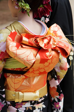 日本女子和服 