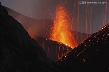 西西里岛火山喷发
