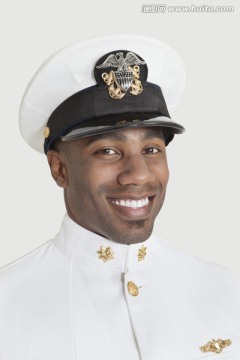 年轻的美国海军军官