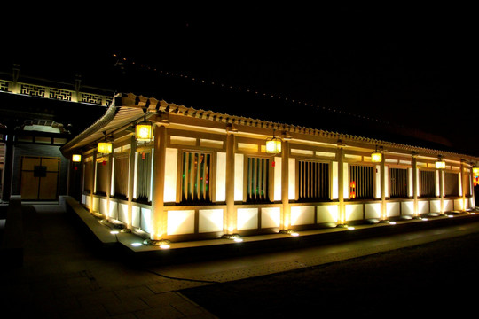 城楼夜景