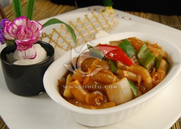 小炒鱼肚