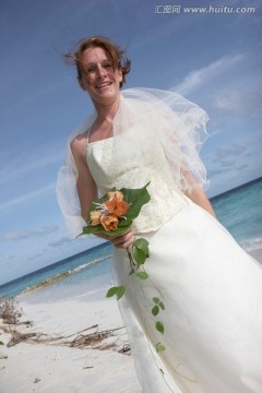 海滩上的新娘