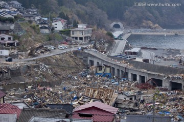 海啸袭击釜石