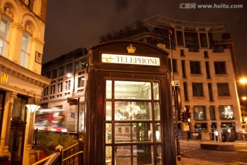 伦敦的电话亭