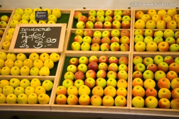 苹果站在慕尼黑粮食市
