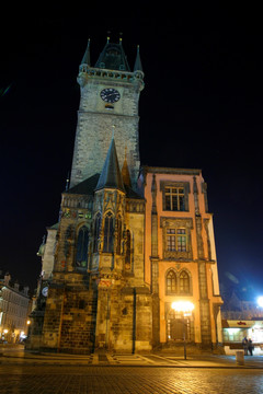 布拉格的老市政厅。