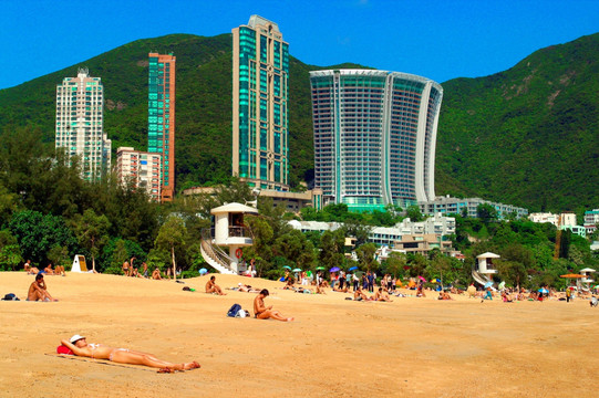 浅水湾，香港。