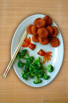 中国传统素食。