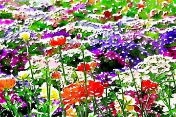 花卉水彩画 装饰画